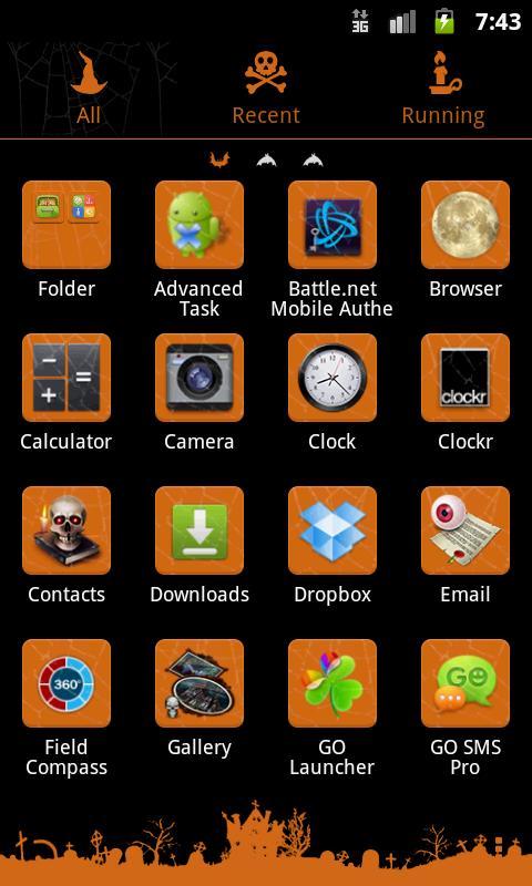 GO Launcher EX Theme Halloween