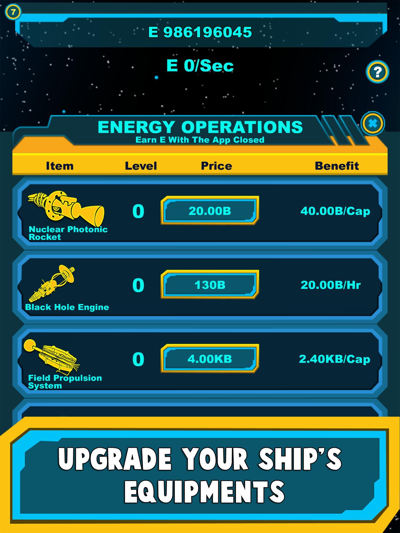 Idle Galaxy Tycoon Empire Wars