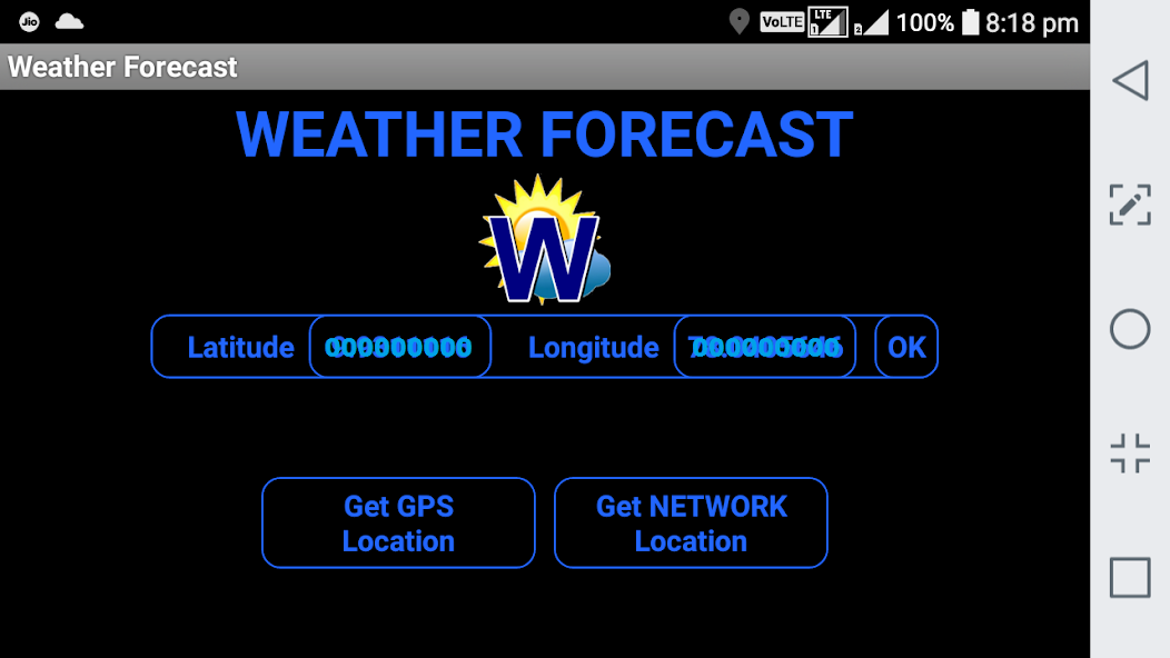 Weather Forecast Today