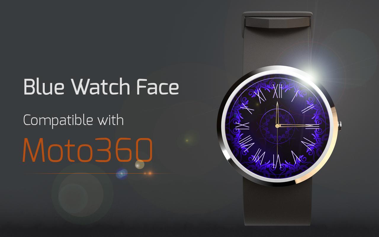 Free Blue Watch Face