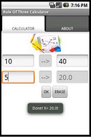 Rule Of Three Calculator