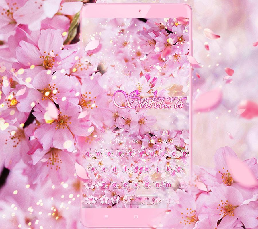 Sakura Flower Keyboard Theme
