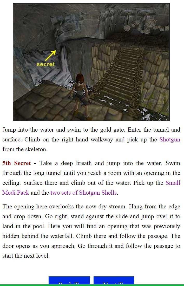 Guide for Tomb Raider