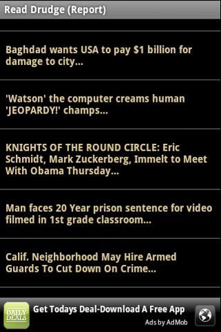 Read Drudge (Report)