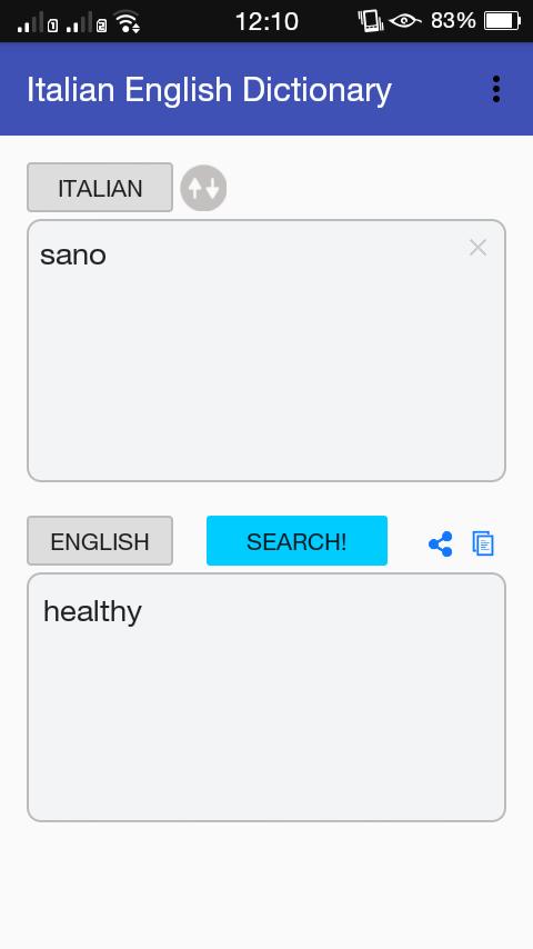 Italian English Dictionary