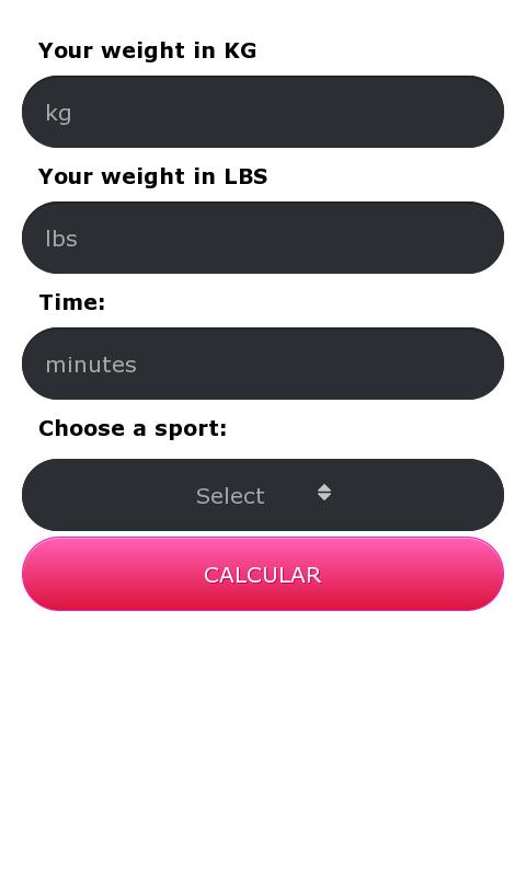 Burn Calories Calculator