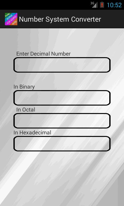Number System Converter