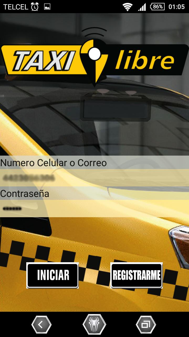 Taxi libre (Usuario)