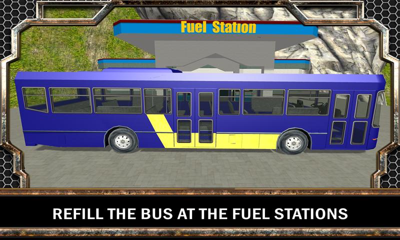 Off Road Snow Hill Bus Driver