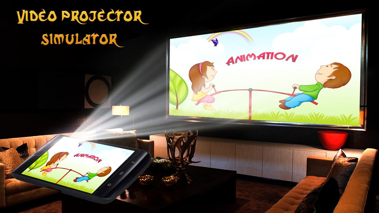 Live Video Projector Simulator