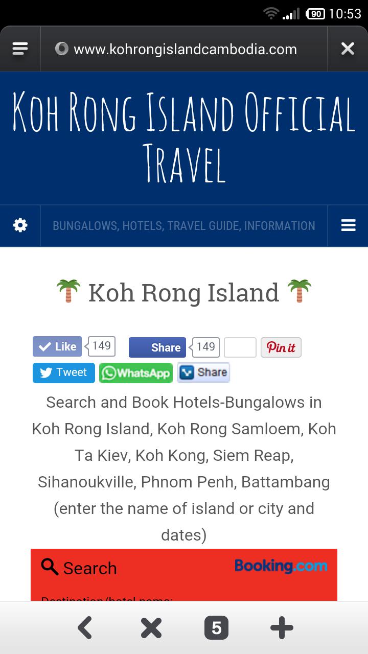 Koh Rong Bungalow Travel Guide