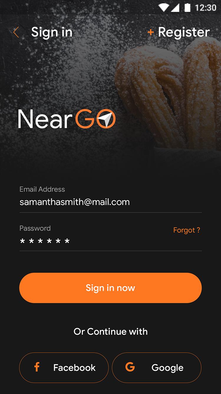 NearGo User - Template
