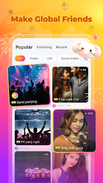 Inchat-Global Indian Game&Chat