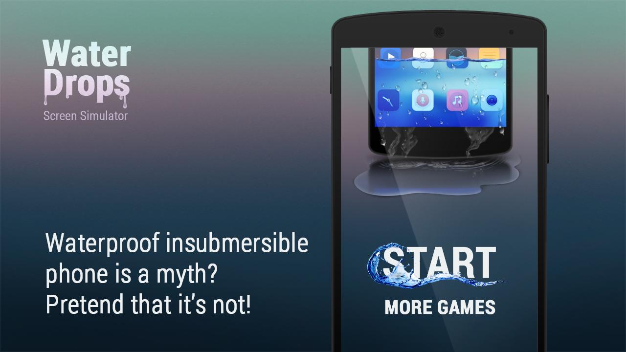 Water Drops Screen Simulator