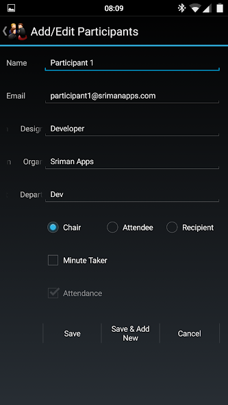 Meeting Minutes Trial