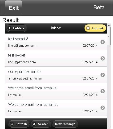 Secure mail - LatMAIL