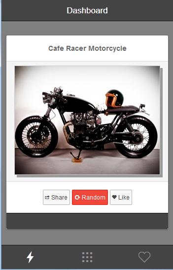 CafeRacer Idea