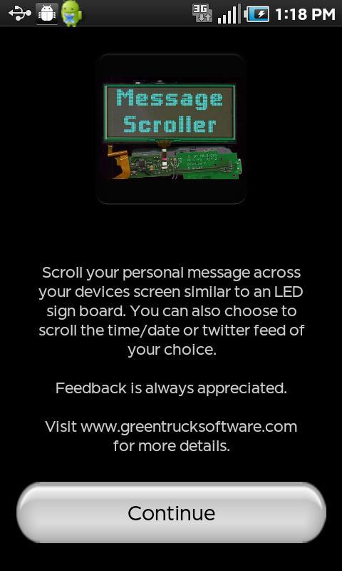 Message Scroller