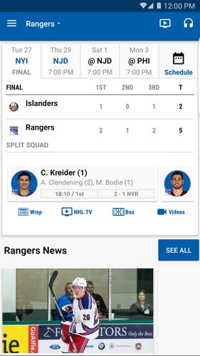Official New York Rangers App