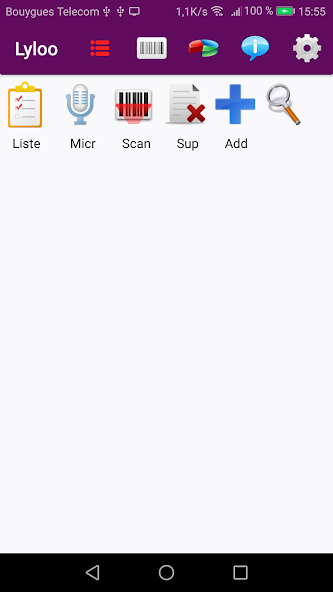 Lyloo, liste de courses