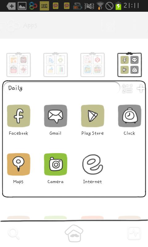 character GO launcher theme
