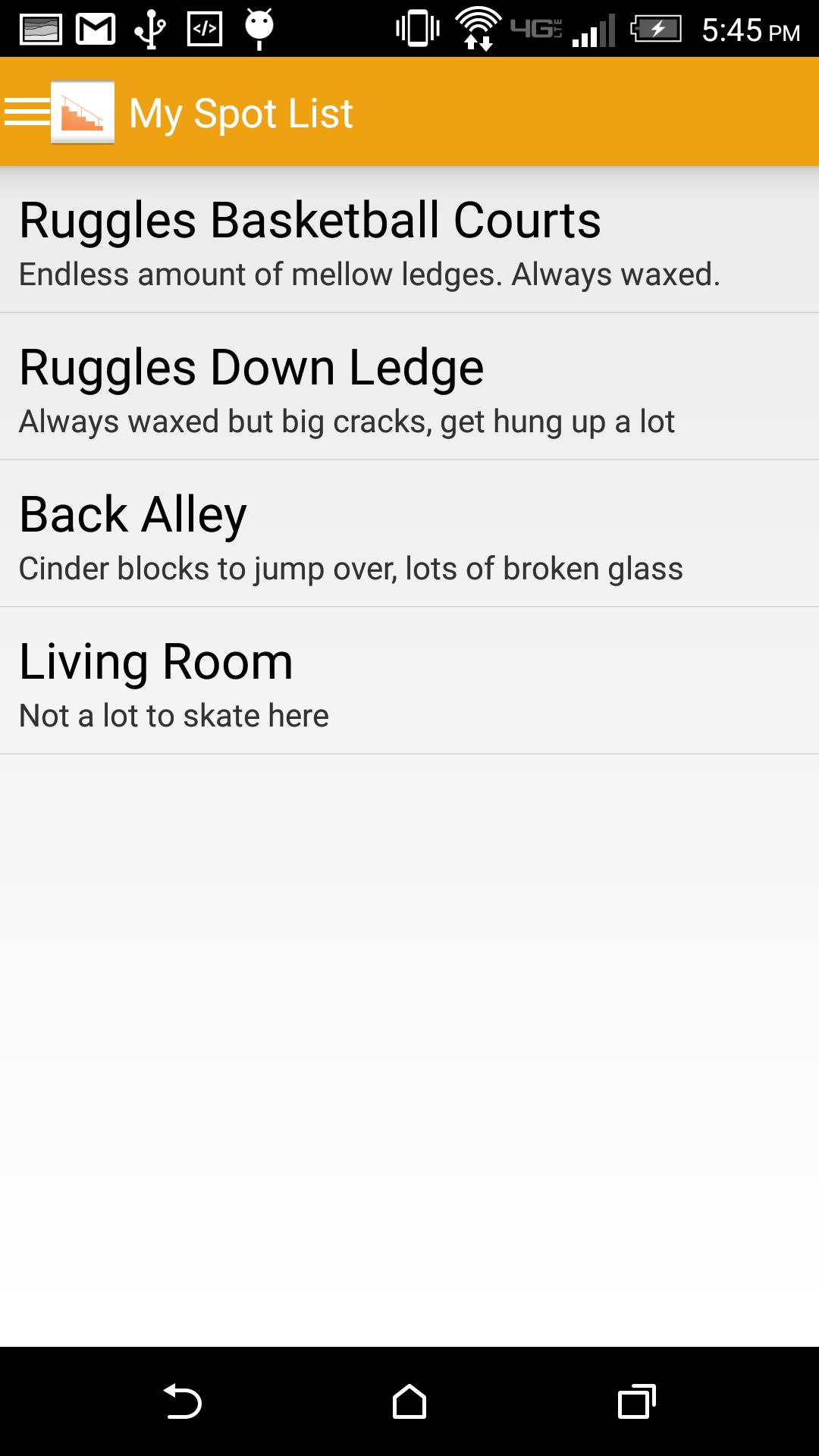 Skate Rate (Personal)