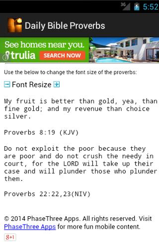 Daily Bible Proverbs