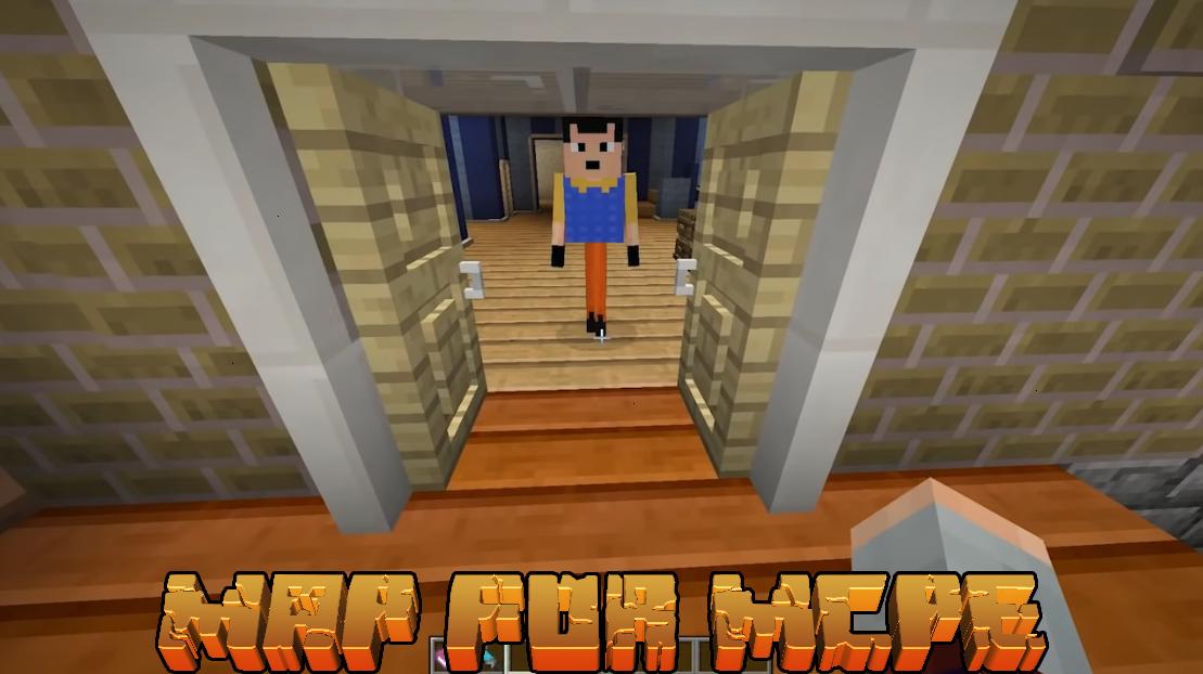 Maps  Hello Neighbor  for MCPE! villager