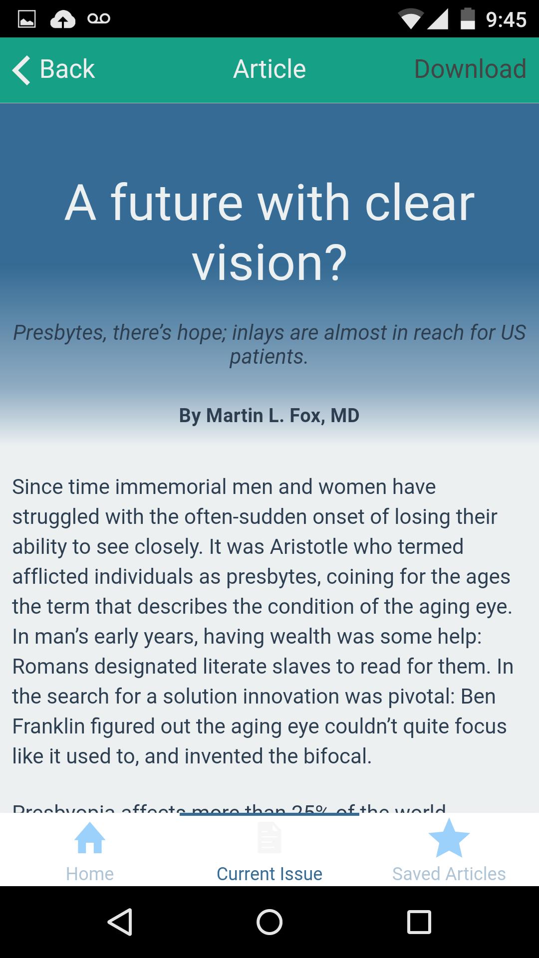 OMD - Ophthalmology Management