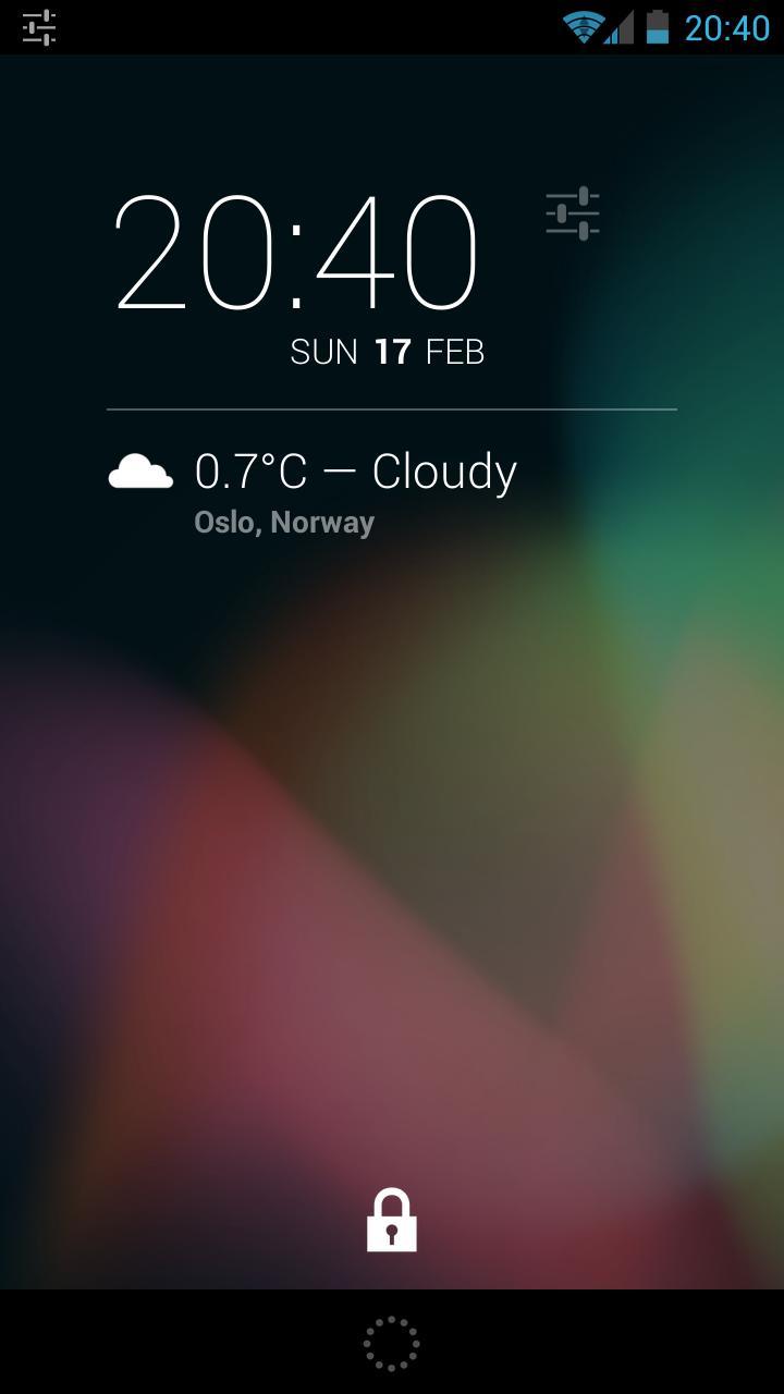 DashClock Weather (yr.no)