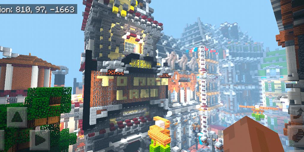 Colonial Server Spawn. MCPE map