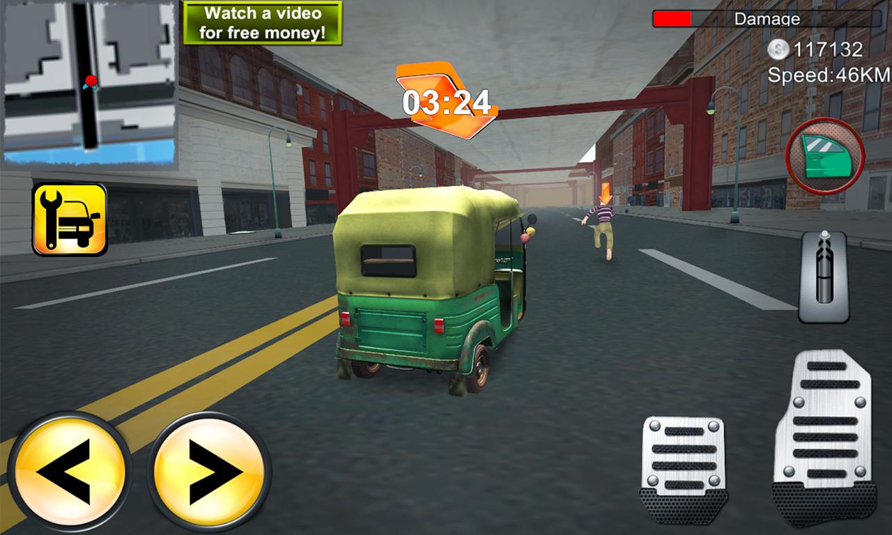 Tuk Tuk Car City Rickshaw 3D