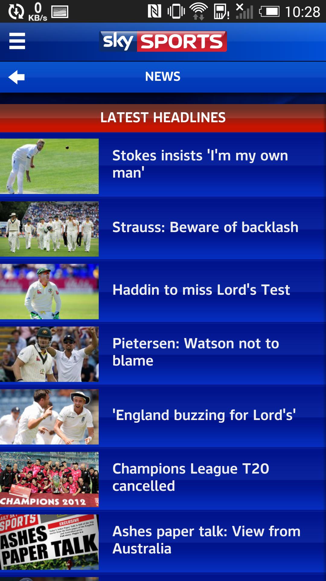 Sky Sports Live Cricket SC