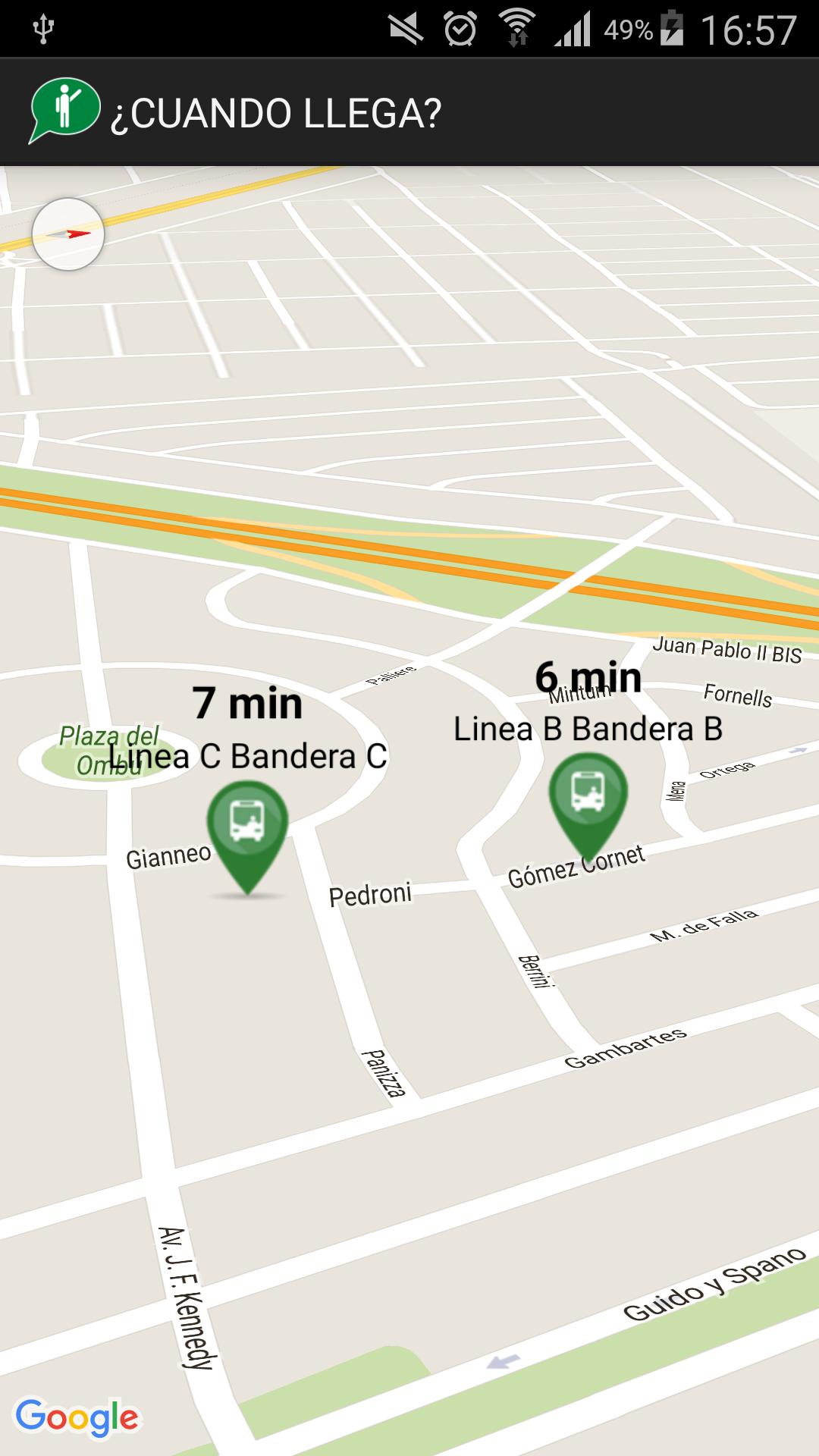 Cuando llega? Metropol