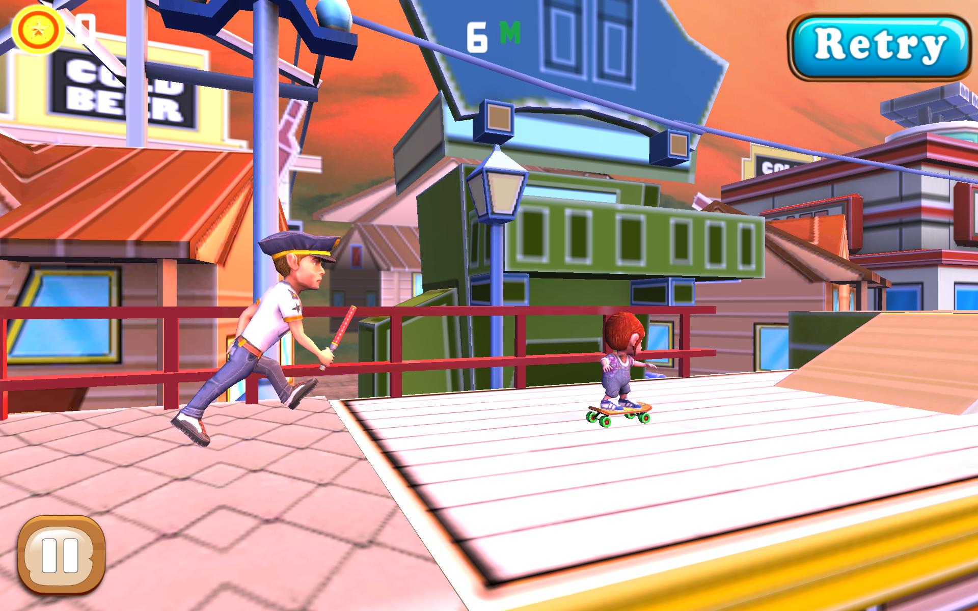 3D City Skater Endless Run
