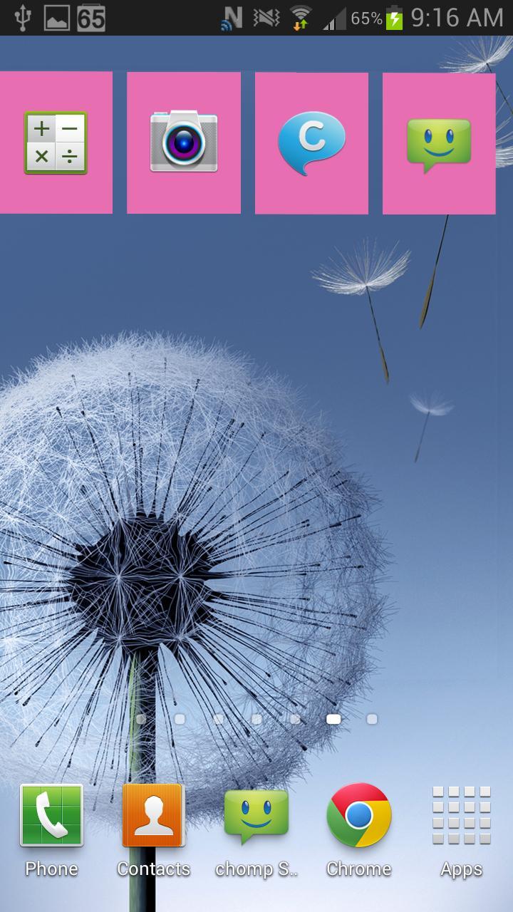 WP8 Widget Launcher Win 8 DEMO