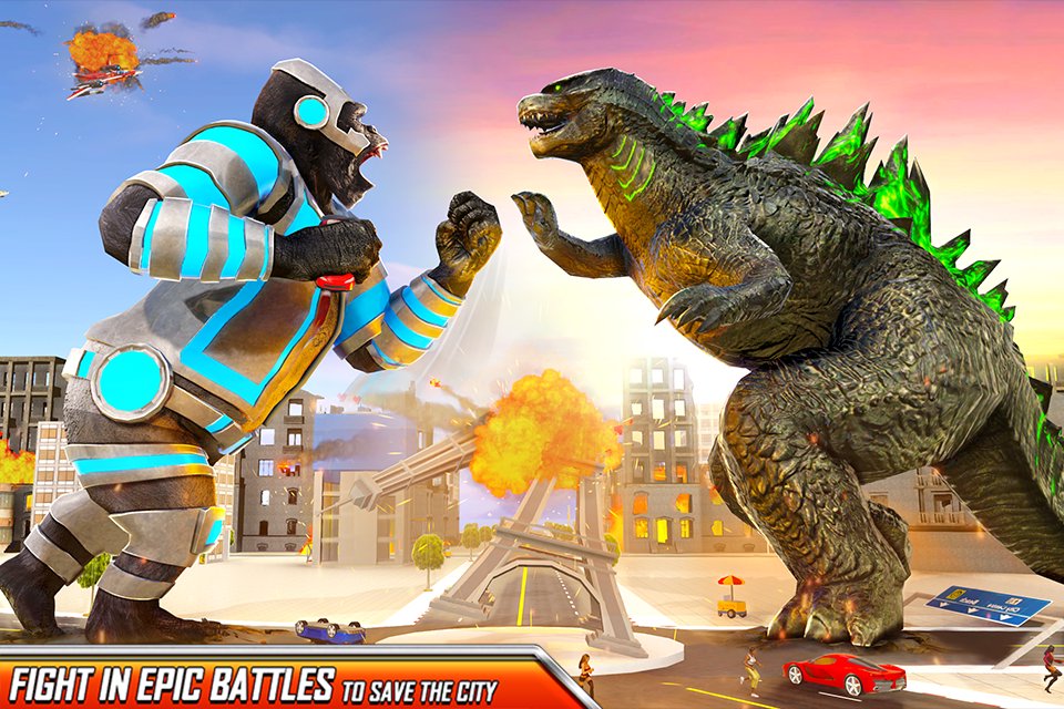 Gorilla Robot Car: Robot Games