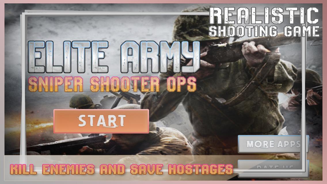 Elite Army Sniper Shooter Ops
