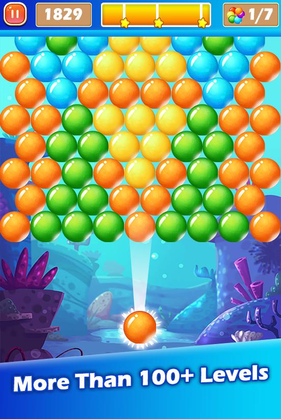 Bubble shooter titan