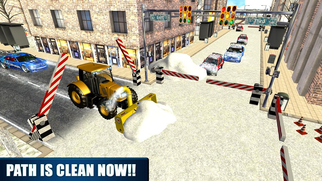 Snow Plow Winter Truck Driver