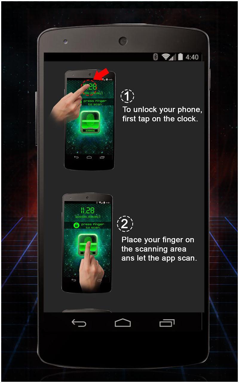App Lock Scanner Prank