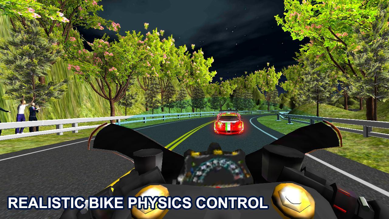 Moto Racing In Traffic