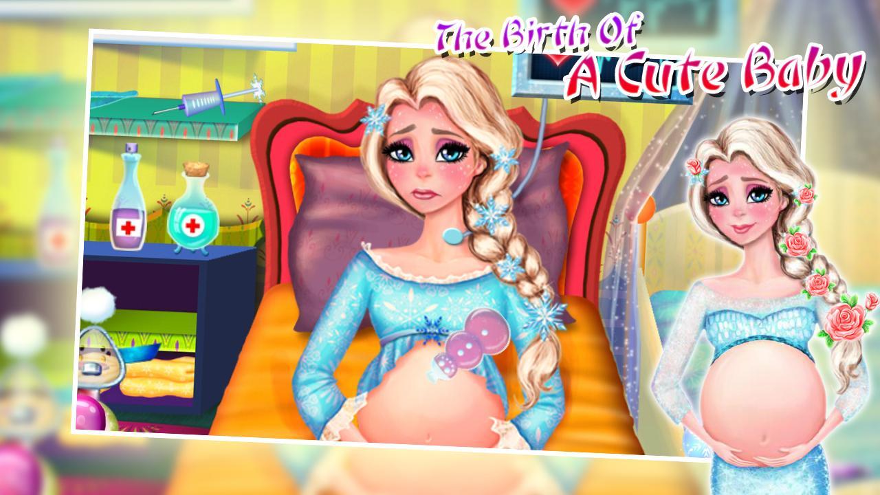 The birth of a cute baby