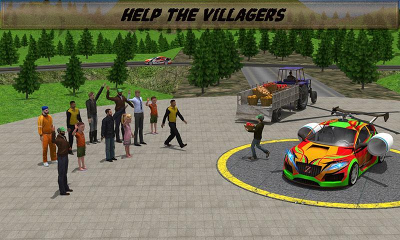 Helicopter Car: Relief Cargo