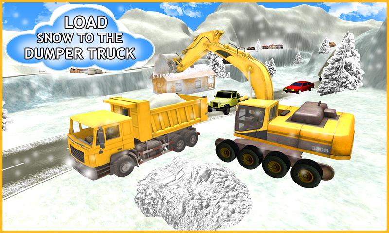 Snow Plow Truck Driver Sim 3D
