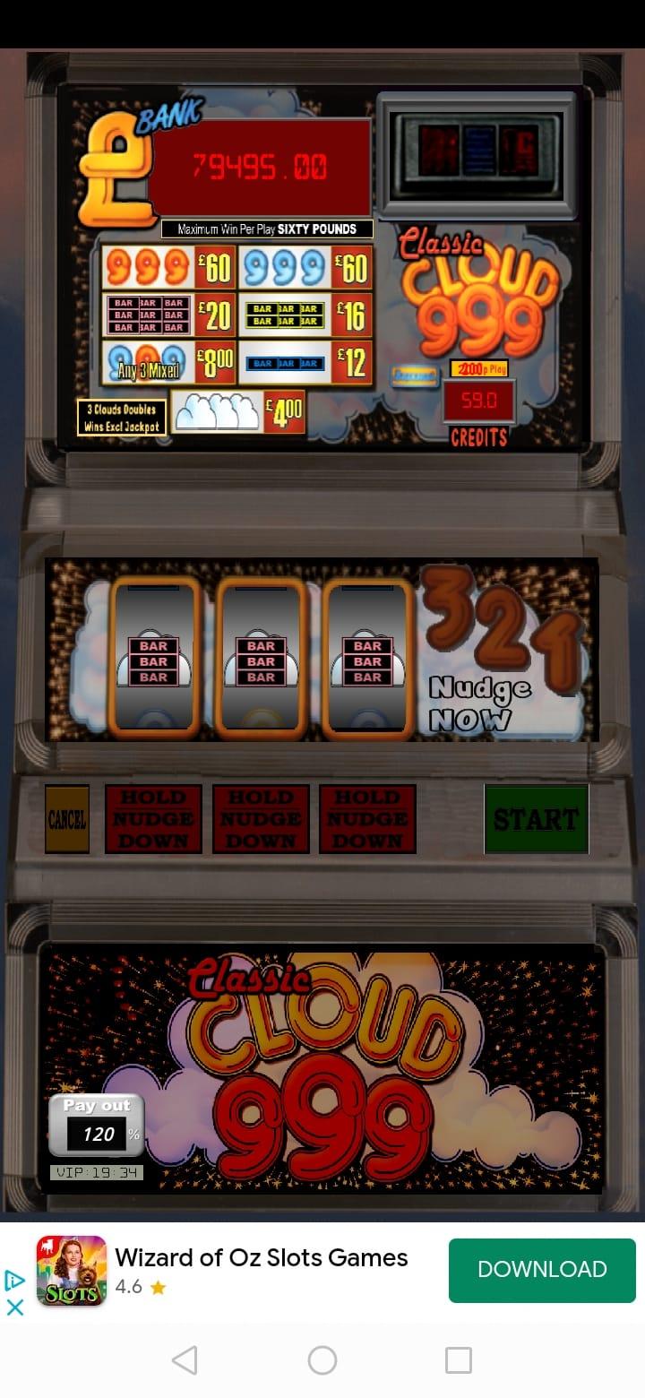 Cloud 999 UK Multi Stake Slot