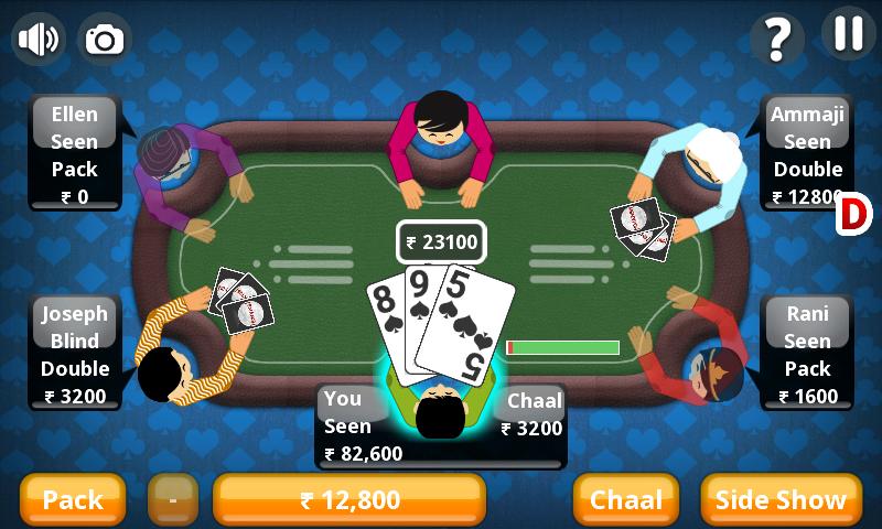 Teen Patti Offline Indian Poker