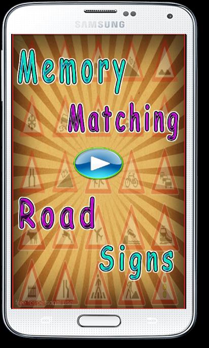 Memory Matching Road Signs