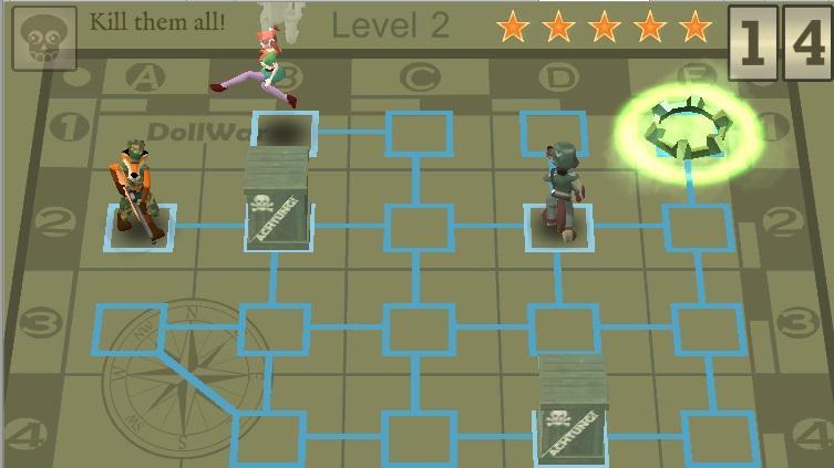 DollWar-EastFront. Turn-based strategy.