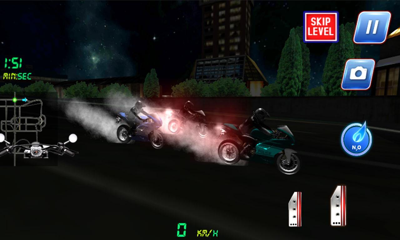 Police Motorcycle Urban Drive